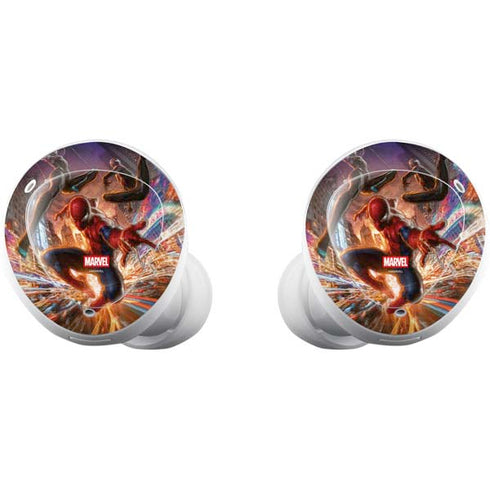 Marvel Spiderman Group Wall Galaxy Buds Plus Skin