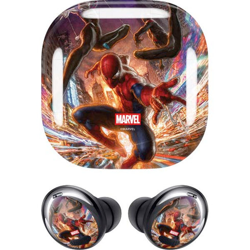 Marvel Spiderman Group Wall Galaxy Buds Pro Skin