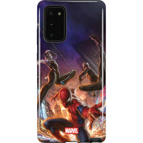 Marvel Spiderman Group Wall Galaxy Note20 5G Pro Case