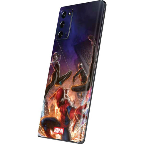 Marvel Spiderman Group Wall Galaxy Note20 5G Skin