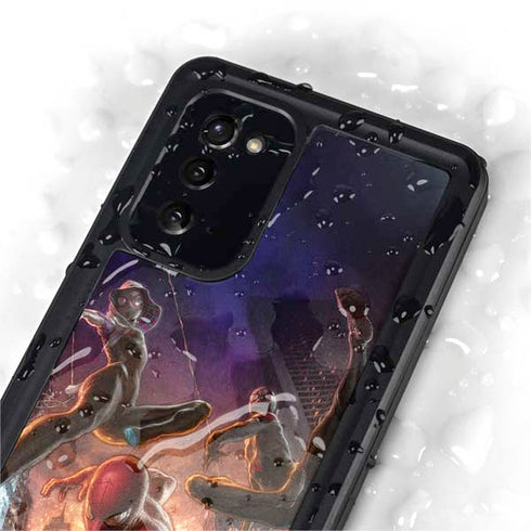 Marvel Spiderman Group Wall Galaxy Note20 5G Waterproof Case