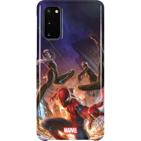 Marvel Spiderman Group Wall Galaxy S20 Lite Case