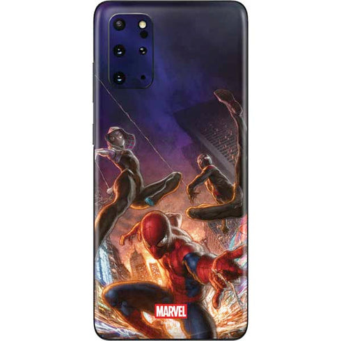 Marvel Spiderman Group Wall Galaxy S20 Plus Skin