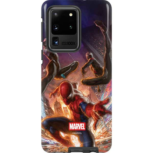Marvel Spiderman Group Wall Galaxy S20 Ultra 5G Pro Case