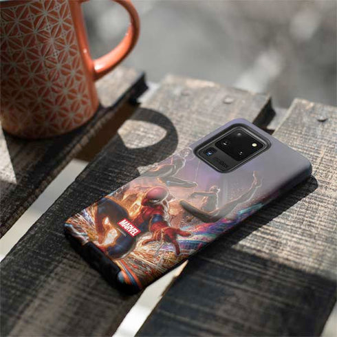 Marvel Spiderman Group Wall Galaxy S20 Ultra 5G Pro Case