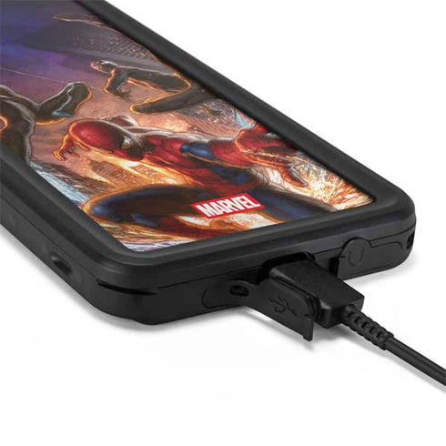Marvel Spiderman Group Wall Galaxy S20 Waterproof Case