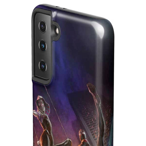 Marvel Spiderman Group Wall Galaxy S21 FE Pro Case