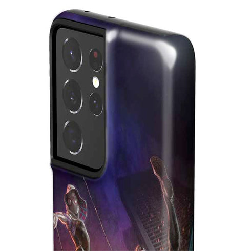 Marvel Spiderman Group Wall Galaxy S21 Ultra 5G Pro Case
