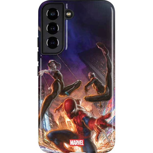 Marvel Spiderman Group Wall Galaxy S22 Pro Case
