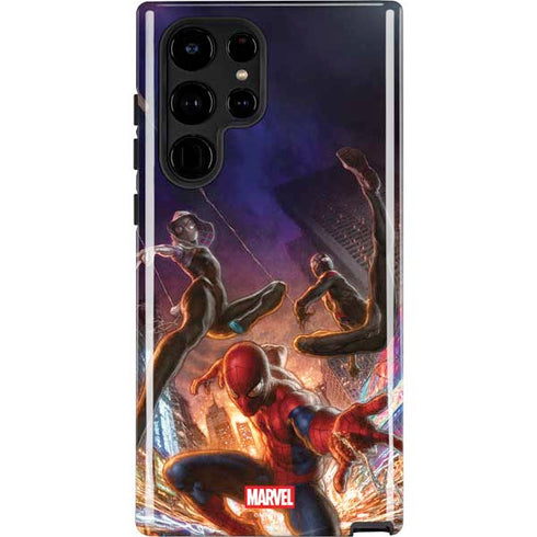 Marvel Spiderman Group Wall Galaxy S22 Ultra Pro Case
