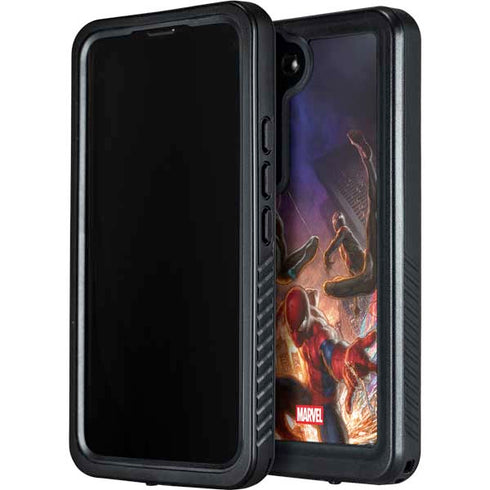Marvel Spiderman Group Wall Galaxy S23 Plus Waterproof Case