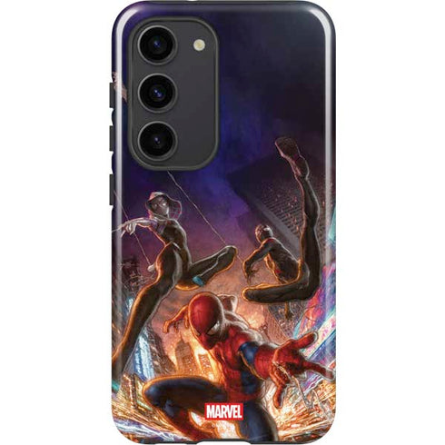 Marvel Spiderman Group Wall Galaxy S23 Pro Case