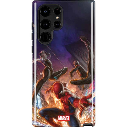 Marvel Spiderman Group Wall Galaxy S23 Ultra Pro Case
