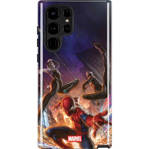 Marvel Spiderman Group Wall Galaxy S24 Ultra Impact Case