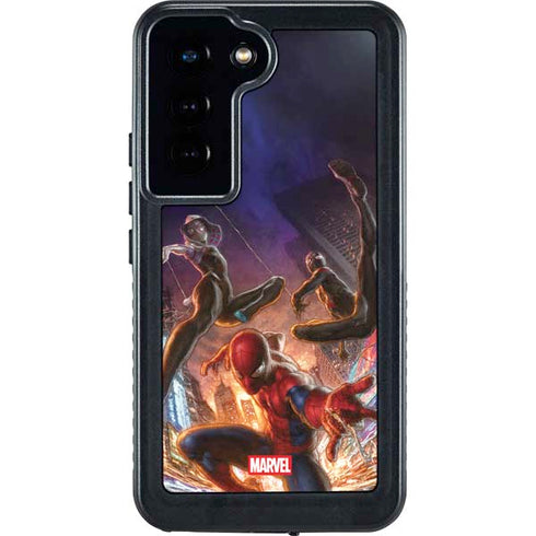 Marvel Spiderman Group Wall Galaxy S24 Waterproof Case