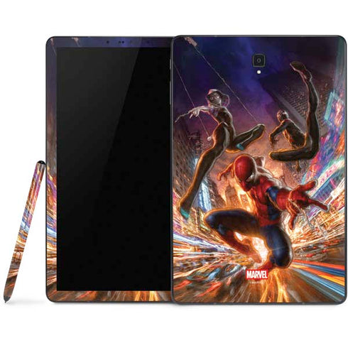 Marvel Spiderman Group Wall Samsung Galaxy Tab Skin