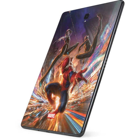 Marvel Spiderman Group Wall Samsung Galaxy Tab Skin