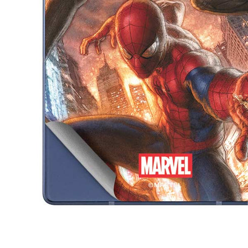 Marvel Spiderman Group Wall Galaxy Z Fold6 Skin