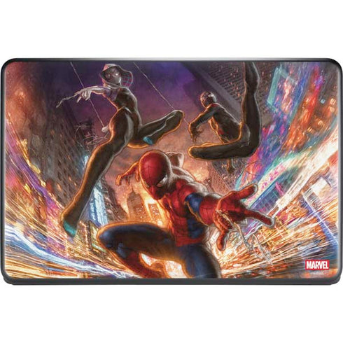 Marvel Spiderman Group Wall Google Pixelbook Go Skin