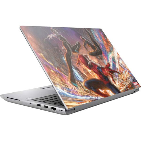 Marvel Spiderman Group Wall HP ZBook Fury 16 G10 Skin