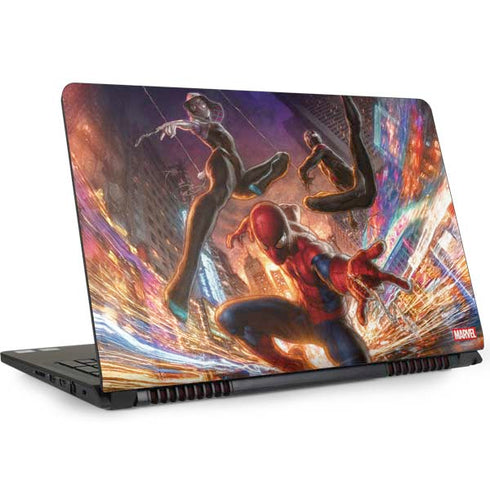 Marvel Spiderman Group Wall Dell Inspiron Skin