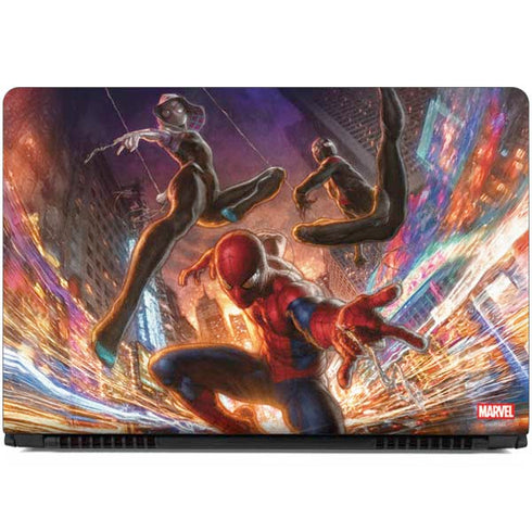 Marvel Spiderman Group Wall Dell Inspiron Skin