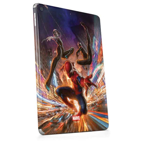 Marvel Spiderman Group Wall Apple iPad Skin