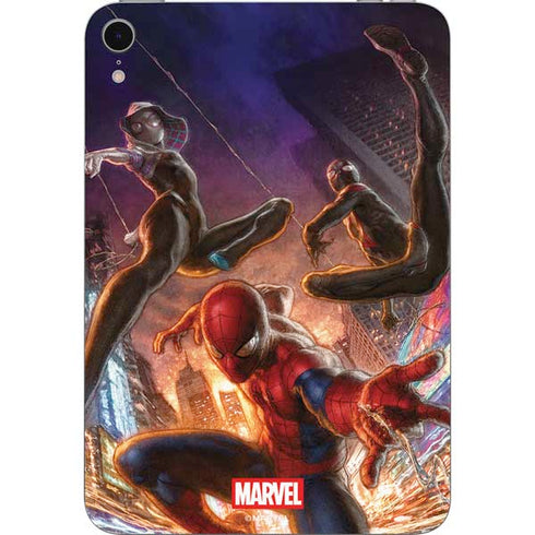 Marvel Spiderman Group Wall Apple iPad Mini Skin