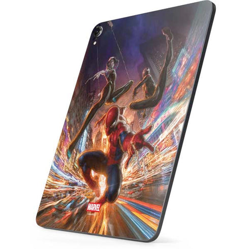 Marvel Spiderman Group Wall Apple iPad Pro Skin