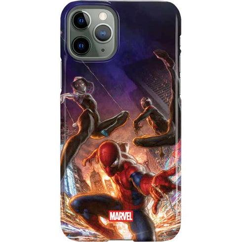 Marvel Spiderman Group Wall iPhone 11 Pro Lite Case