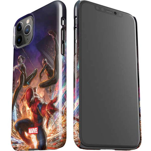 Marvel Spiderman Group Wall iPhone 11 Pro Lite Case