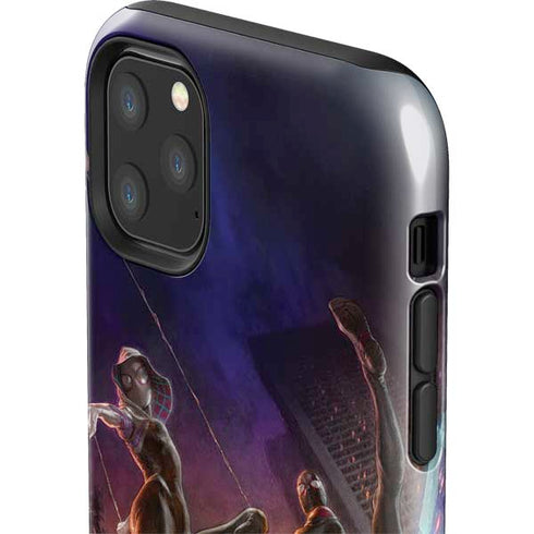 Marvel Spiderman Group Wall iPhone 11 Pro Max Impact Case
