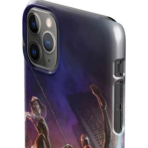 Marvel Spiderman Group Wall iPhone 11 Pro Max Lite Case