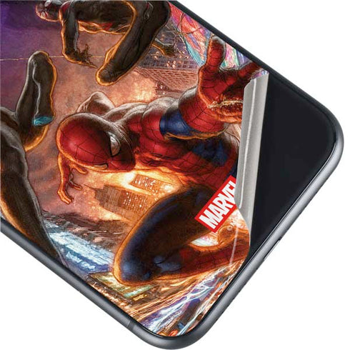 Marvel Spiderman Group Wall iPhone 11 Skin