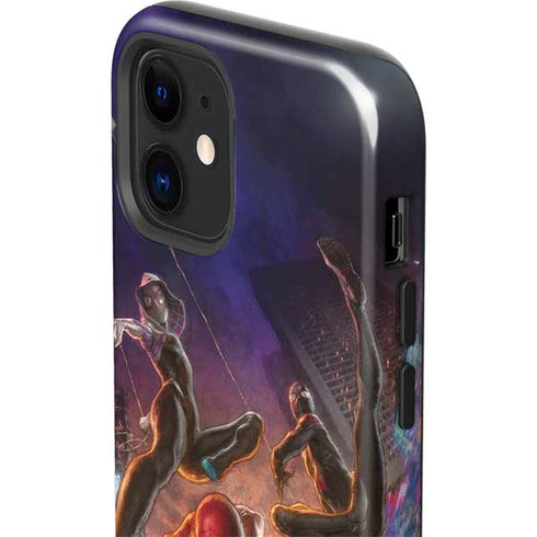 Marvel Spiderman Group Wall iPhone 12 Impact Case