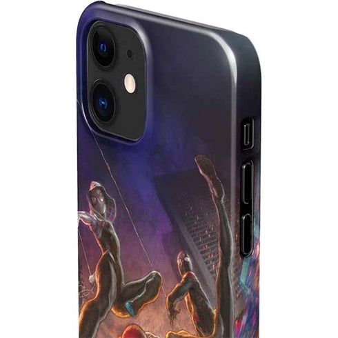 Marvel Spiderman Group Wall iPhone 12 Mini Lite Case