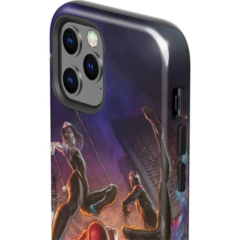 Marvel Spiderman Group Wall iPhone 12 Pro Impact Case