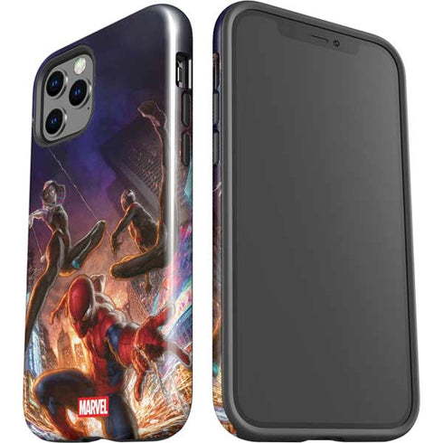 Marvel Spiderman Group Wall iPhone 12 Pro Impact Case