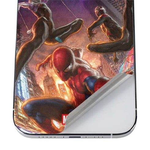 Marvel Spiderman Group Wall iPhone 12 Pro Max Skin