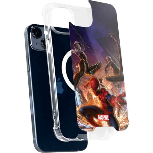Marvel Spiderman Group Wall iPhone 13 MagSafe Case
