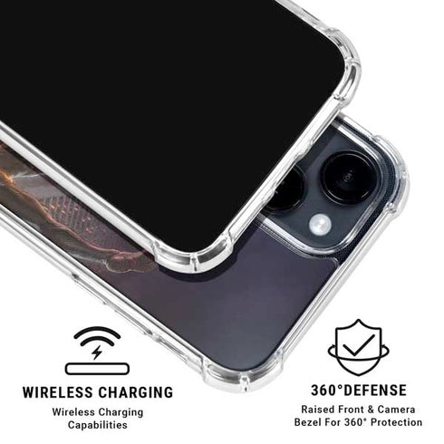 Marvel Spiderman Group Wall iPhone 14 Plus Clear Case