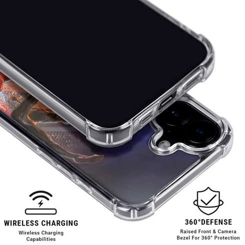 Marvel Spiderman Group Wall iPhone 16 Clear Case
