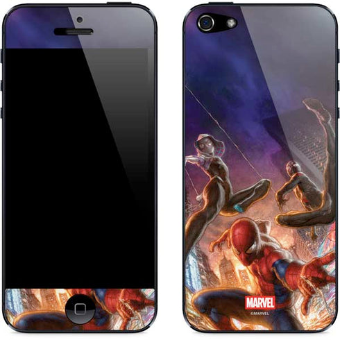 Marvel Spiderman Group Wall iPhone 5/5s/5SE Skin