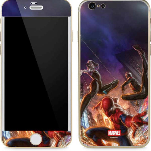 Marvel Spiderman Group Wall iPhone 6/6s Skin