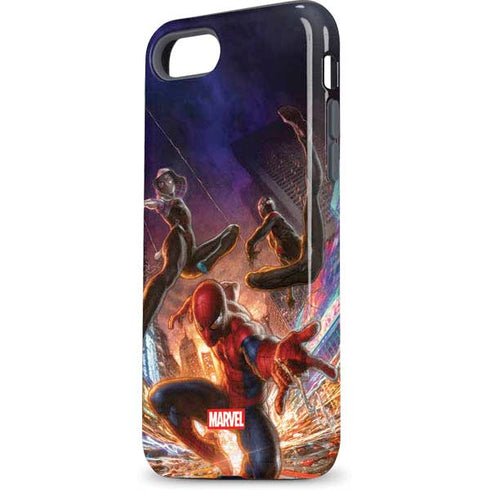 Marvel Spiderman Group Wall iPhone 7 Pro Case