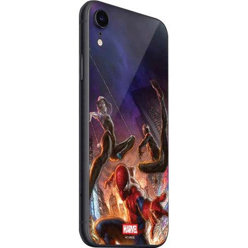 Marvel Spiderman Group Wall iPhone SE (2nd & 3rd Gen) Skin