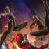 Marvel Spiderman Group Wall iPhone X Skin