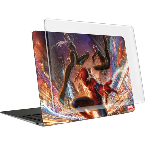 Marvel Spiderman Group Wall MacBook Air 13in (2020) Case plus Skin