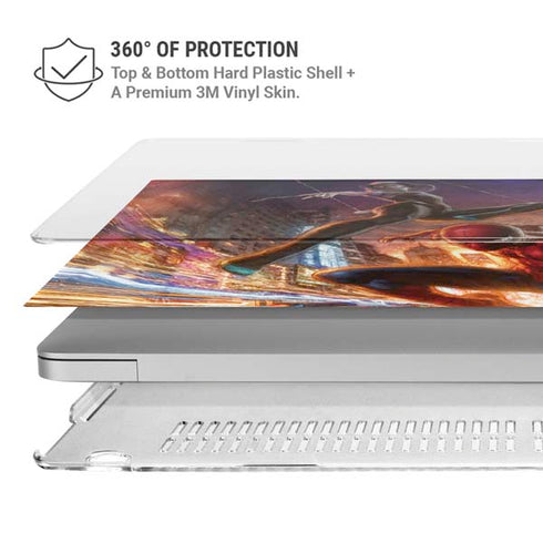 Marvel Spiderman Group Wall MacBook Pro 16in (2019-20) Case plus Skin