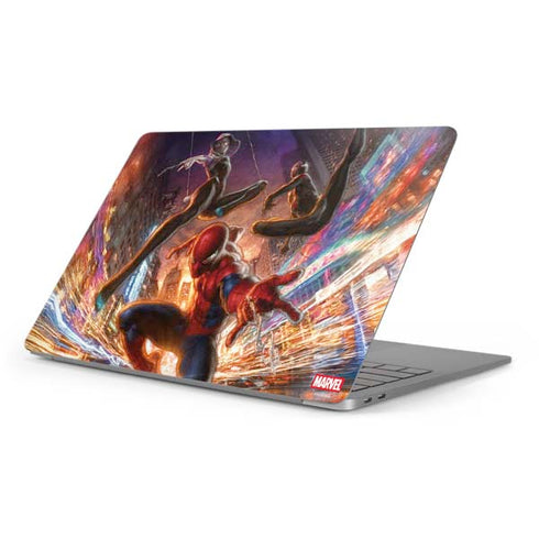 Marvel Spiderman Group Wall Apple MacBook Pro 16-inch Skin